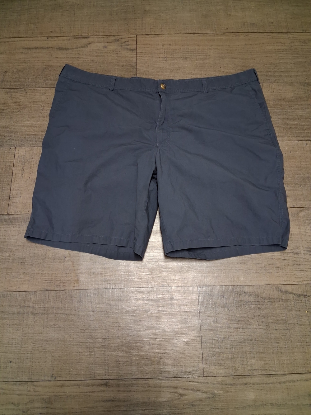 Columbia Men's Slate Blue Flat Front Casual, Work Shorts Sz 38W